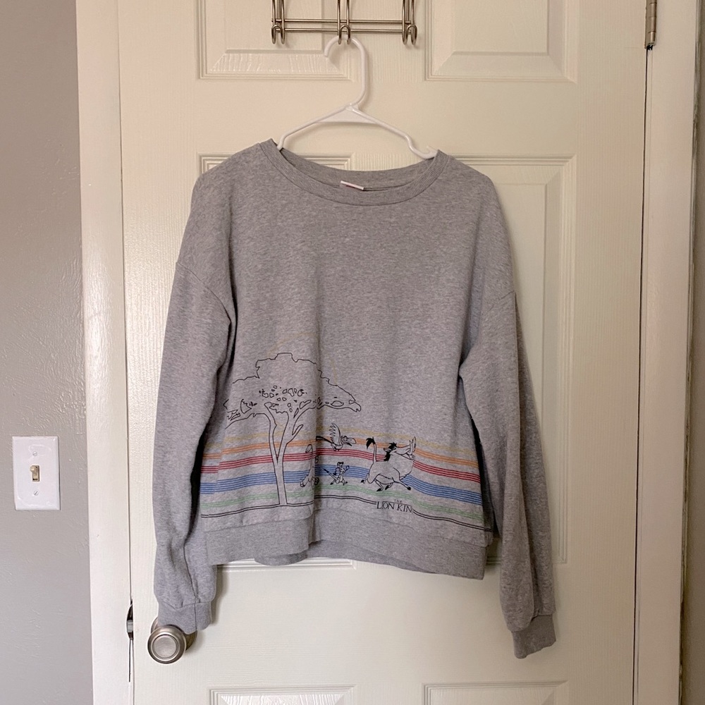 The Lion King 🦁 Crew Neck Crop Sweatshirt
